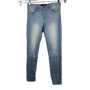 Versona Skinny Jeans Denim Modern Fit Women Size 27 Light Wash Blue Distressed